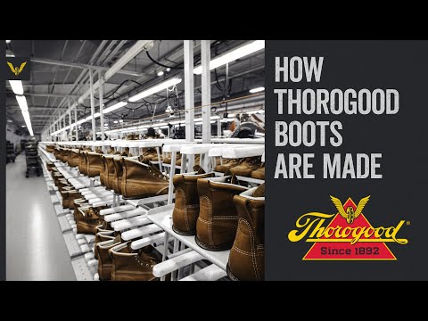 How Thorogood Boots Are Made - Short Version